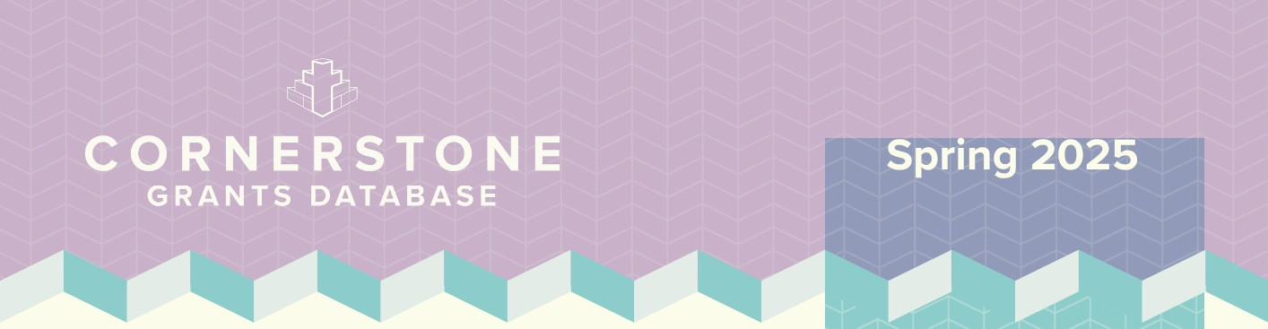 Cornerstone Grant Database poster top for website